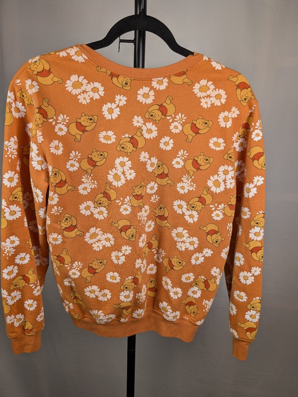 Disney Winnie the Pooh Daisy Print Fleece Sweatshirt Small